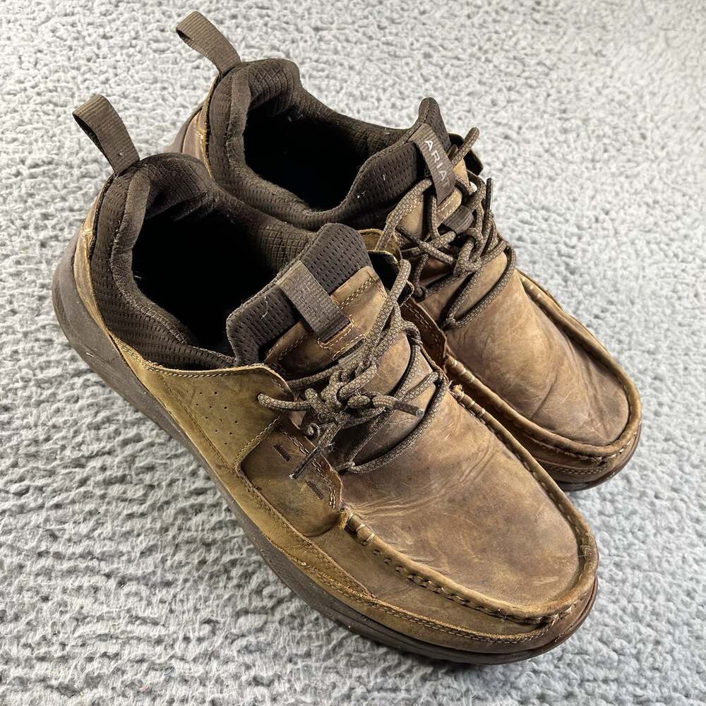 Ariat Spitfire Shoes Mens 14 EE Wide Leather Moc Toe Casual Sneakers 10031512